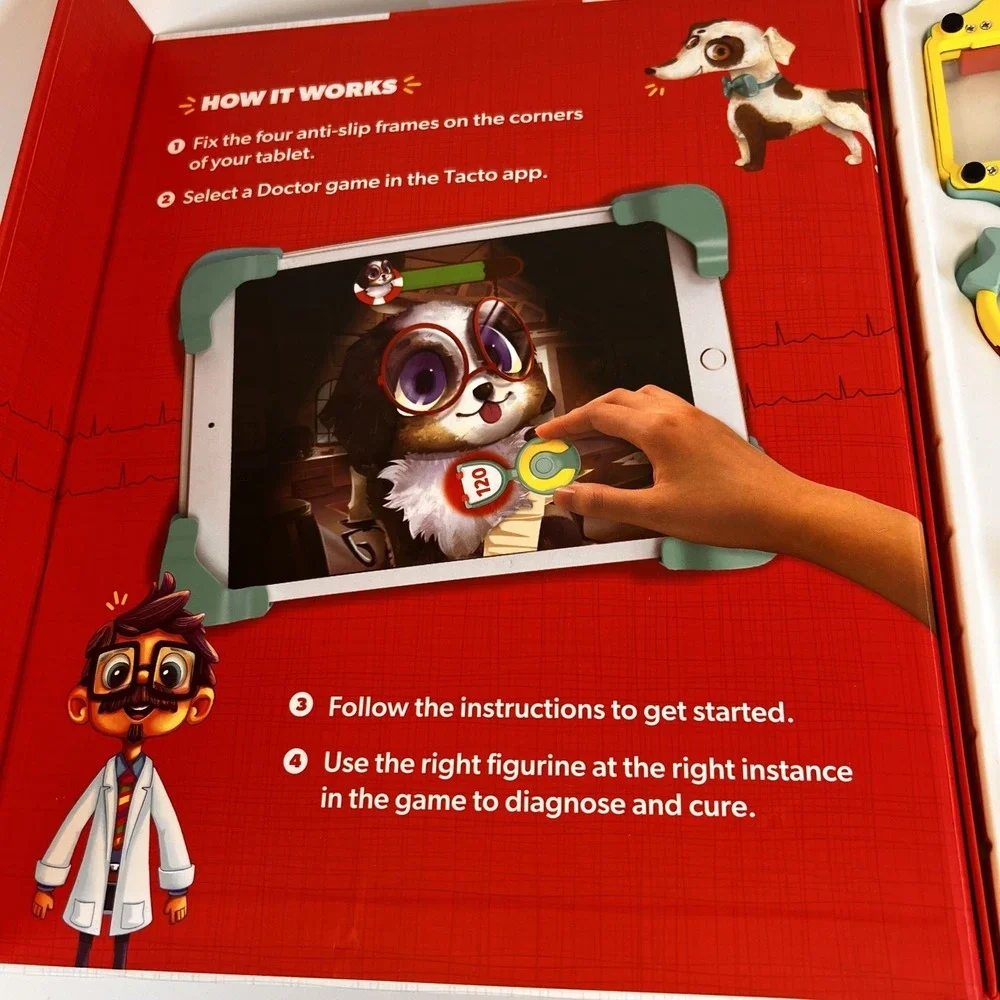 PlayShifu Tacto Doctor STEM Toy Kids Ages 4+ Red Excellent Interactive AR Kit